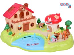 [ZA5481] Interaktywny magnetyczny domek z ruchomymi elementami