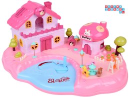 [ZA5482] Interaktywny magnetyczny domek z ruchomymi elementami