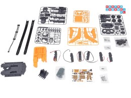 Koparka model do składania zestaw 133ele + pilot RC sterowana STEAM RC0695