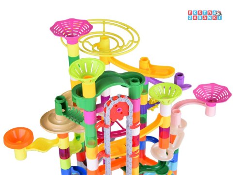 [ZA5360] Marble kolorowy mega tor kulkowy Kulodrom na baterie 236 elementów