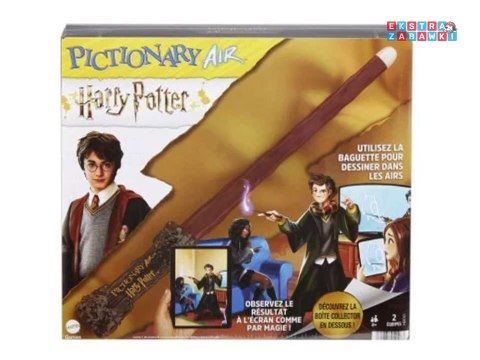 [GR0703] Mattel gra kalambury Pictionary Air Harry Potter różdżka aplikacja