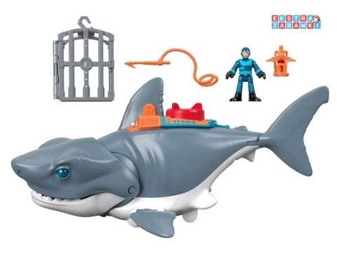 [ZA5438] Mattel Imaginext Mega mechaniczny rekin atak rekina ruchoma paszcza