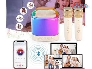 [IN0178] Mikrofony z głośnikiem bezprzewodowy bluetooth + 2 mikrofony