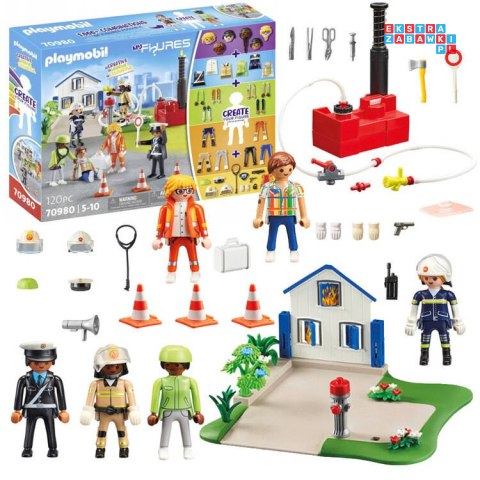 Playmobil My Figures akcja ratowniczna figurki do klocków 120ele ZA5433