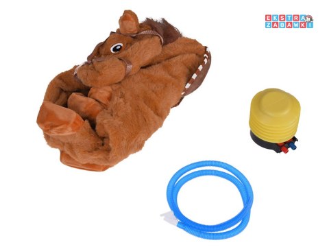 [ZA5443 CB] Pompowany konik skoczek pluszowy do skakania dla dziecka pompka