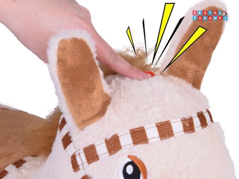 [ZA5443 JB] Pompowany konik skoczek pluszowy do skakania dla dziecka pompka