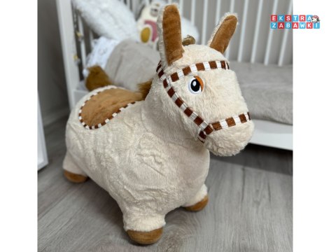 [ZA5443 JB] Pompowany konik skoczek pluszowy do skakania dla dziecka pompka