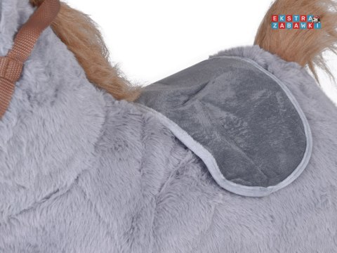 [ZA5443 SZ] Pompowany konik skoczek pluszowy do skakania dla dziecka pompka