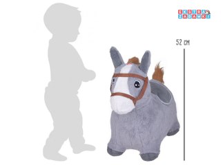 [ZA5443 SZ] Pompowany konik skoczek pluszowy do skakania dla dziecka pompka