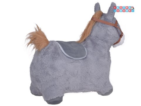 [ZA5443 SZ] Pompowany konik skoczek pluszowy do skakania dla dziecka pompka
