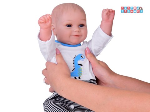 [ZA5357] Realistyczna lalka chłopiec 50cm uroczy bobas gaworzy śmieje sie