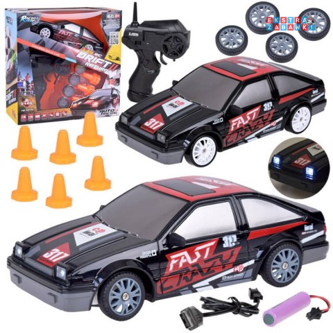 [RC0697 CY] Samochód zdalnie sterowany do driftu auto drift pilot RC pachołki