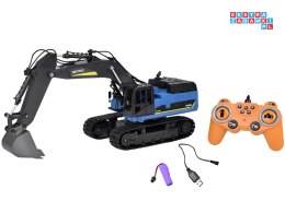 Solidna Koparka na gąsienicach efekt Dym Dźwięk Światło LED + Pilot RC0698