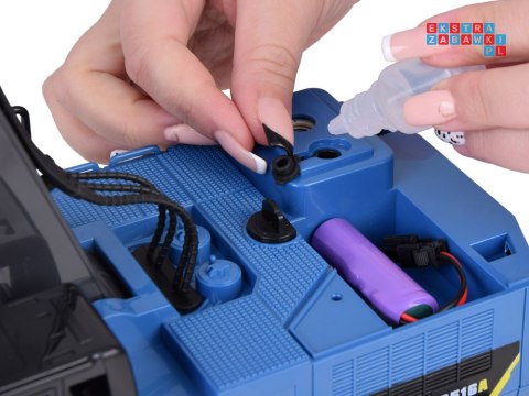 Solidna Koparka na gąsienicach efekt Dym Dźwięk Światło LED + Pilot RC0698