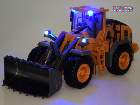 [RC0686] Sterowany spychacz ruchome ramię światło dźwięk pilot 2,4GHz