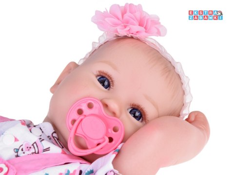 [ZA5359] Urocza miękka lalka bobas 50 cm jak żywa pieluszka butelka
