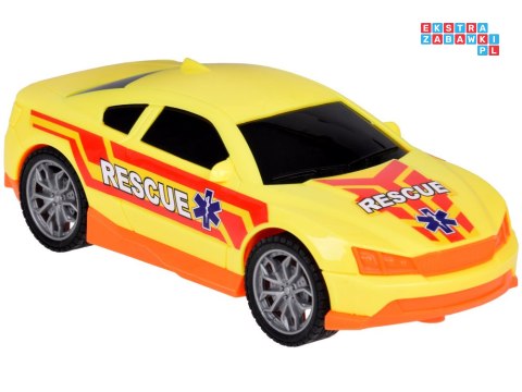 Zestaw Ratunkowy Ciężarówka Helikopter Auto efekt Dźwięk Światło ZA5409