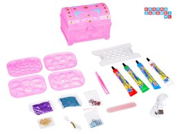 [ZA5465] Zestaw kreatywny do robienia biżuterii koraliki magiczne światło