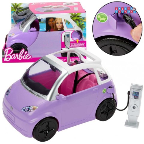 [ZA5527] Auto Cabrio dla lalek Barbie z elektryczna stacja ładowania