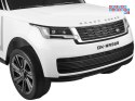 [PA0319] Range Rover 4x4 dwuosobowy na akumulator 4x45W 12V/14Ah z wyświetlaczem i pilotem - biały