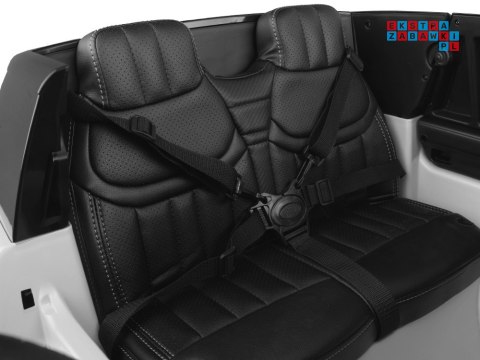 [PA0319] Range Rover 4x4 dwuosobowy na akumulator 4x45W 12V/14Ah z wyświetlaczem i pilotem - biały