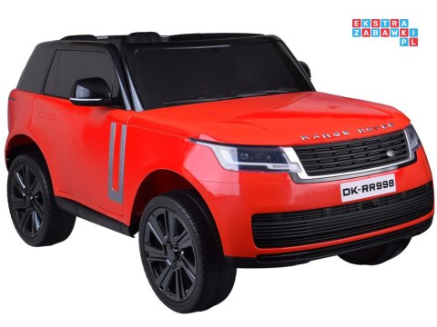 [PA0319] Range Rover 4x4 dwuosobowy na akumulator 4x45W 12V/14Ah z wyświetlaczem i pilotem - czerwony