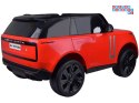 [PA0319] Range Rover 4x4 dwuosobowy na akumulator 4x45W 12V/14Ah z wyświetlaczem i pilotem - czerwony
