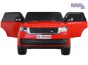 [PA0319] Range Rover 4x4 dwuosobowy na akumulator 4x45W 12V/14Ah z wyświetlaczem i pilotem - czerwony