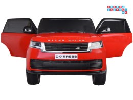 [PA0319] Range Rover 4x4 dwuosobowy na akumulator 4x45W 12V/14Ah z wyświetlaczem i pilotem - czerwony