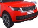 [PA0319] Range Rover 4x4 dwuosobowy na akumulator 4x45W 12V/14Ah z wyświetlaczem i pilotem - czerwony