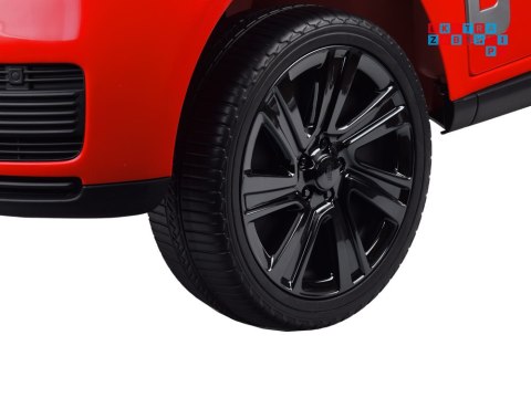 [PA0319] Range Rover 4x4 dwuosobowy na akumulator 4x45W 12V/14Ah z wyświetlaczem i pilotem - czerwony