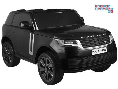 [PA0319] Range Rover 4x4 dwuosobowy na akumulator 4x45W 12V/14Ah z wyświetlaczem i pilotem - czarny