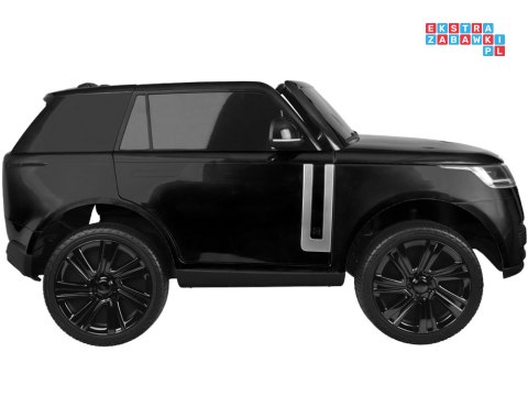 [PA0319] Range Rover 4x4 dwuosobowy na akumulator 4x45W 12V/14Ah z wyświetlaczem i pilotem - czarny