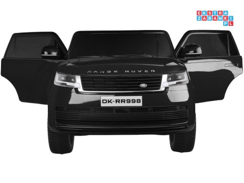 [PA0319] Range Rover 4x4 dwuosobowy na akumulator 4x45W 12V/14Ah z wyświetlaczem i pilotem - czarny