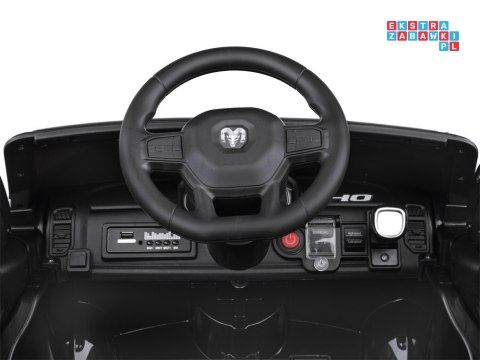 [PA0322] Pickup RAM na akumulator 4x25W 12V/10Ah z pilotem ekoskóra paka wolny start - czarny