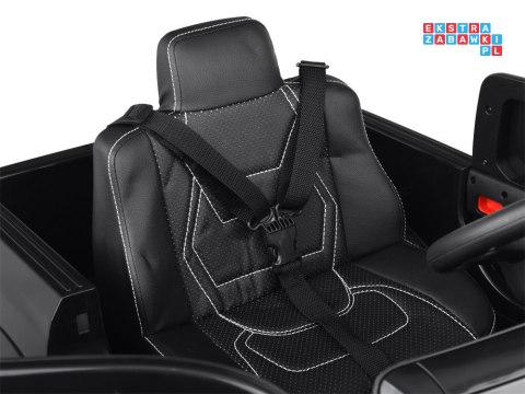 [PA0322] Pickup RAM na akumulator 4x25W 12V/10Ah z pilotem ekoskóra paka wolny start - czarny