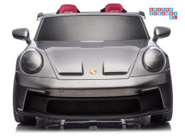 [PA0335] Porsche 911 GT3 dwuosobowe lakierowane na akumulator 2x180W 24V/10Ah z panelem dotykowym silniki bezszczotkowe - czarny