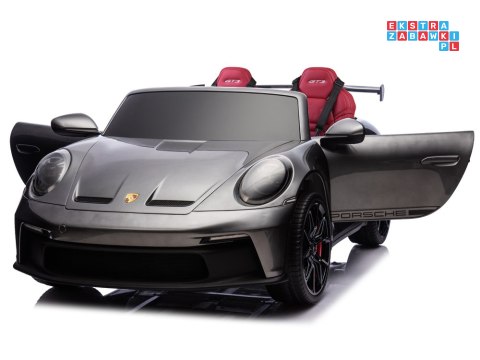 [PA0335] Porsche 911 GT3 dwuosobowe lakierowane na akumulator 2x180W 24V/10Ah z panelem dotykowym silniki bezszczotkowe - czarny