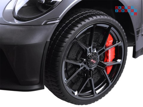 [PA0335] Porsche 911 GT3 dwuosobowe lakierowane na akumulator 2x180W 24V/10Ah z panelem dotykowym silniki bezszczotkowe - czarny