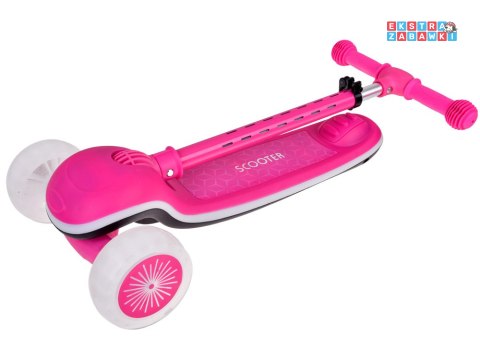 [SP0812 RO] Balansowa hulajnoga Scooter 3-kołowa kolorowe światełka i muzyka