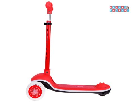 [SP0812 CZ] Balansowa hulajnoga Scooter 3-kołowa kolorowe światełka i muzyka