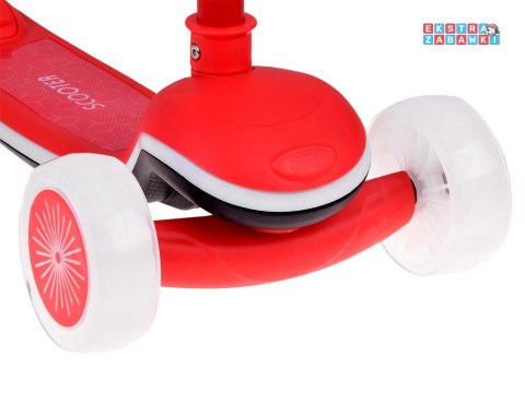 [SP0812 CZ] Balansowa hulajnoga Scooter 3-kołowa kolorowe światełka i muzyka