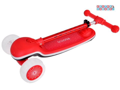 [SP0812 CZ] Balansowa hulajnoga Scooter 3-kołowa kolorowe światełka i muzyka