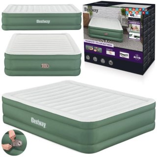 Bestway Dmuchany materac dwuosobowy samopompujący 203x152x46cm 69646
