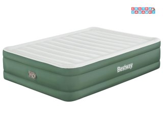 Bestway Dmuchany materac dwuosobowy samopompujący 203x152x46cm 69646