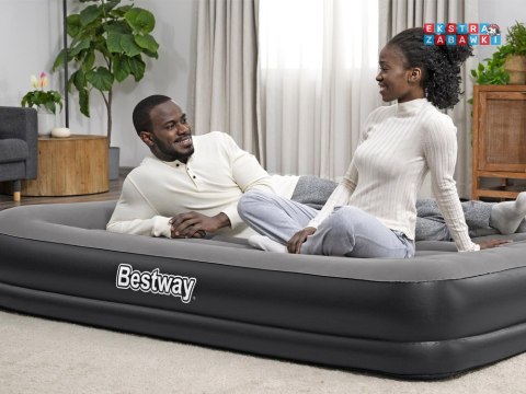 Bestway dmuchany Materac Tritech z wbudowaną pompką USB 152x203cm 671BU