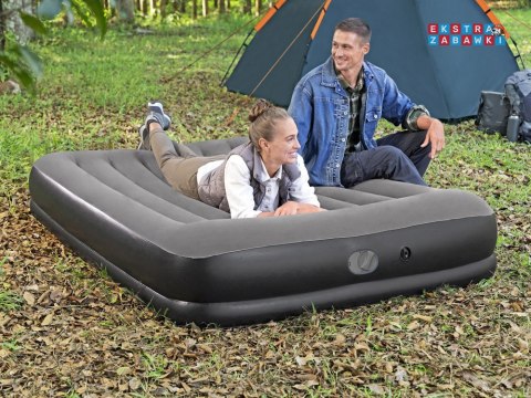 Bestway dmuchany Materac Tritech z wbudowaną pompką USB 152x203cm 671BU