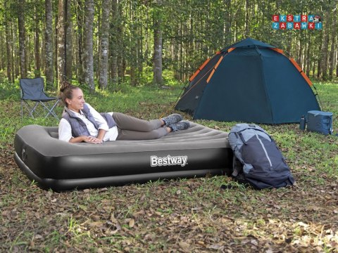 Bestway dmuchany Materac Tritech z wbudowaną pompką USB 152x203cm 671BU