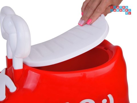 Czerwony trampek ELO :) jeździk but Super-obrotowy muzyka