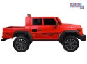[PA0329] Duże auto Pickup dwuosobowe na akumulator 4x100W 24V/8Ah z paką - czerwony